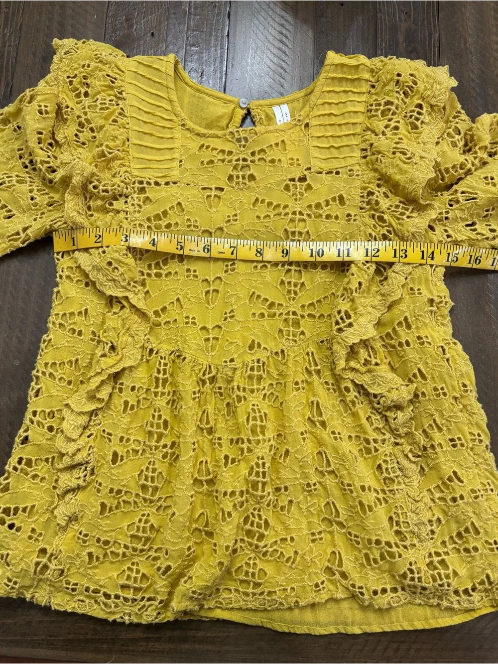 Anthropologie Clementine Eyelet Lace Blouse
